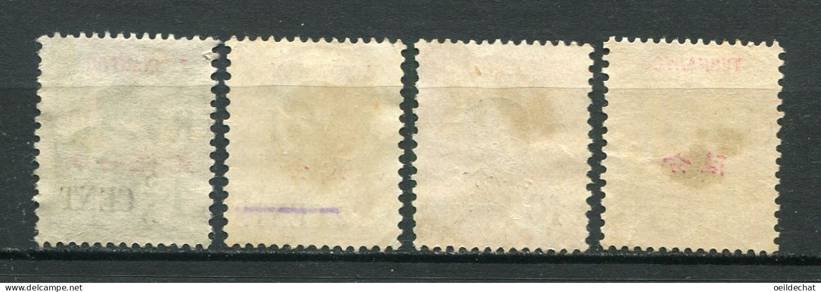 26418 Yunnanfou N°50,53/5° Timbres D'Indochine De 1919 Surchargés  1919 B/TB - Usados