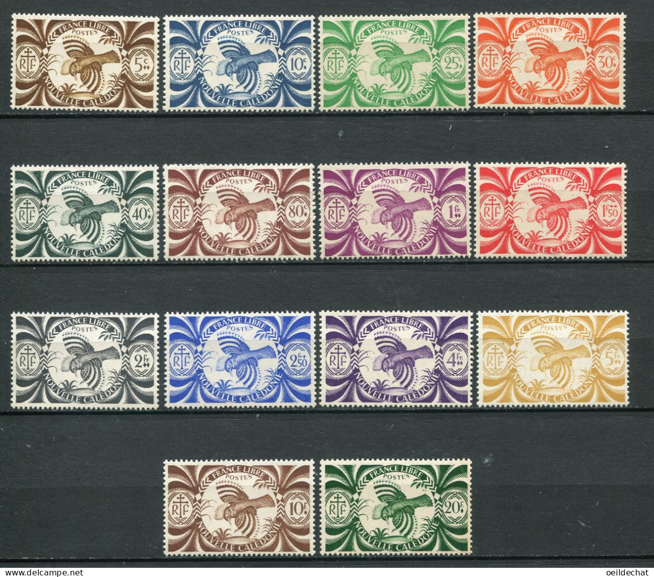 11060 Nouvelle-Calédonie N°230/43** Série De Londres  1943 TB - Nuevos