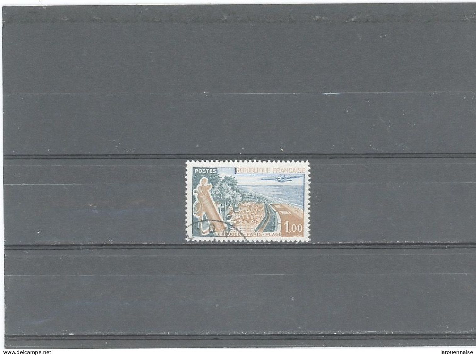 VARIÉTÉS -N°1355- Obli - LE TOUQUET - LETTRE EVIDÉES -BLANCHES - (Cérès 1355j) - Used Stamps