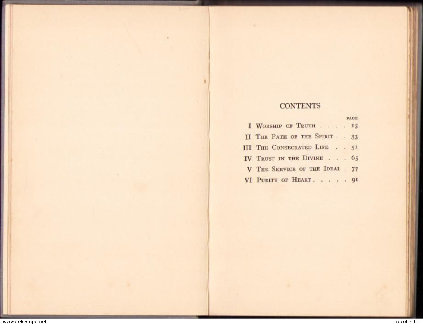 The Way Of Peace And Blessedness By Swami Paramananda, 1913 C1903 - Libros Antiguos Y De Colección