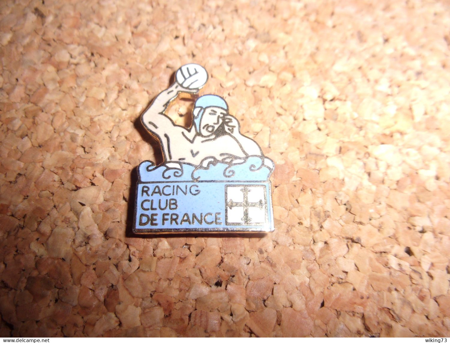 Pin's Racing Club De France - Water Polo - RCF - Joueur - Piscine - Wasserball