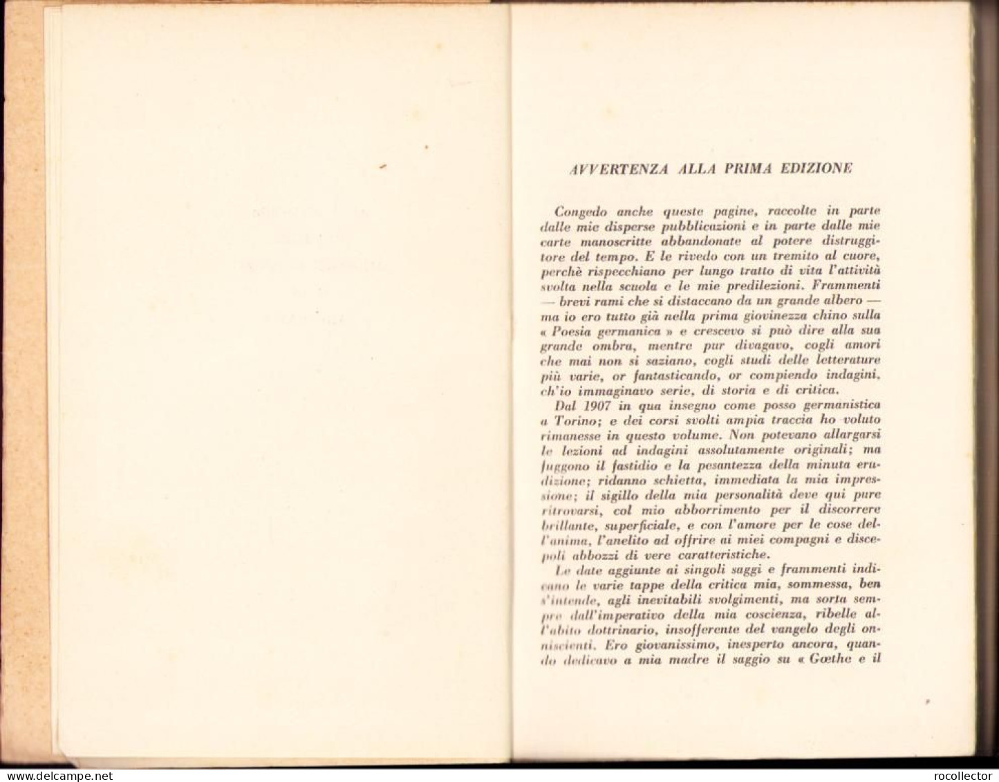 Poesia Germanica Di Arturo Farinelli, 1938 C1902 - Livres Anciens