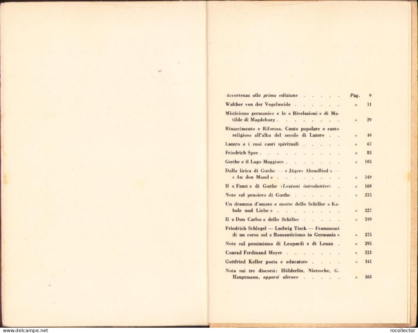 Poesia Germanica Di Arturo Farinelli, 1938 C1902 - Libri Vecchi E Da Collezione