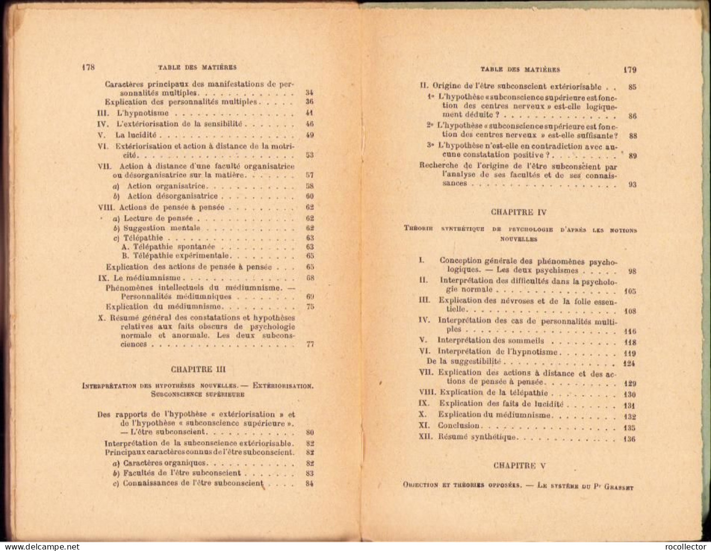 L’etre Subconscient Par Gustave Geley, 1923 C1901 - Oude Boeken