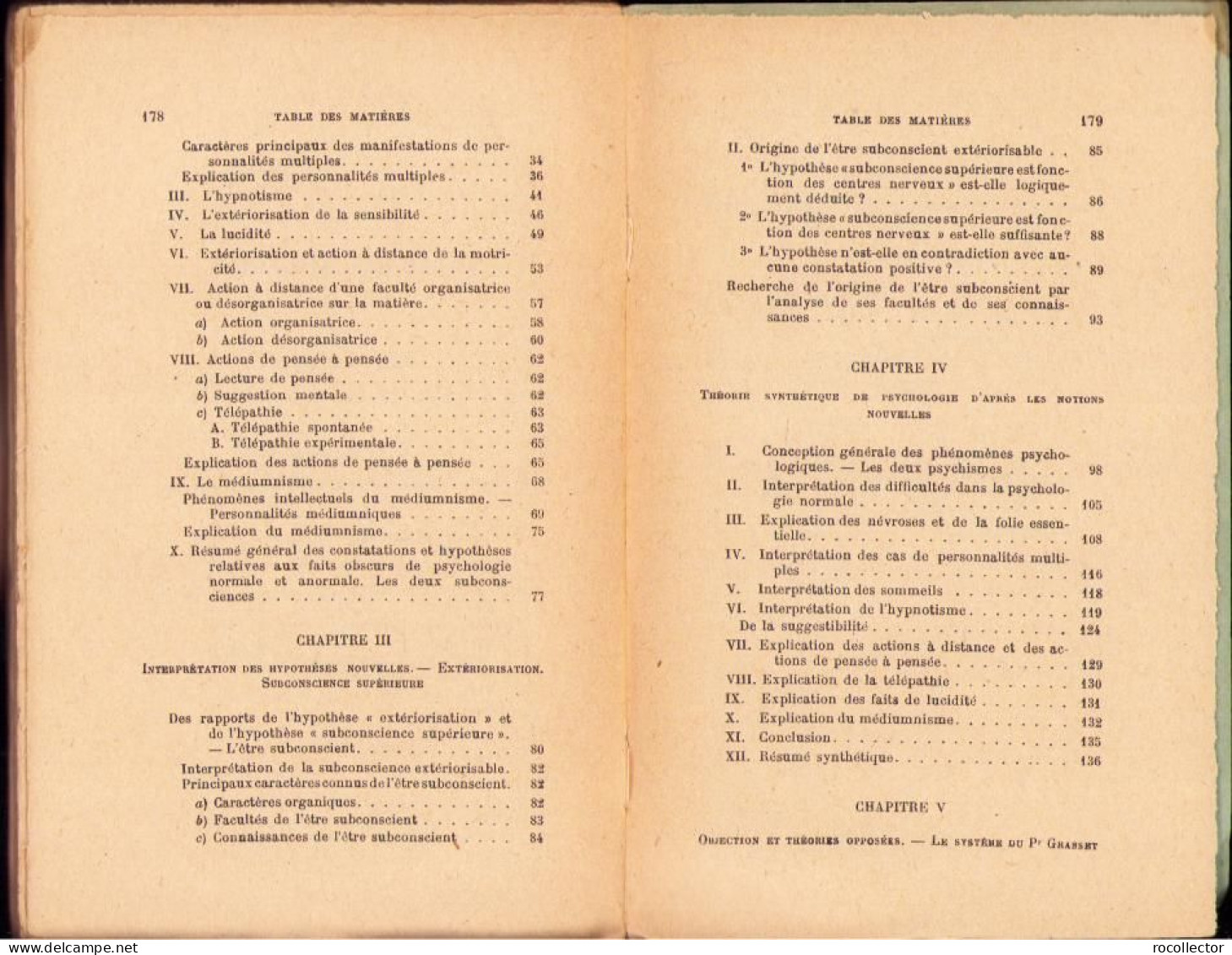 L’etre Subconscient Par Gustave Geley, 1923 C1901 - Libri Vecchi E Da Collezione