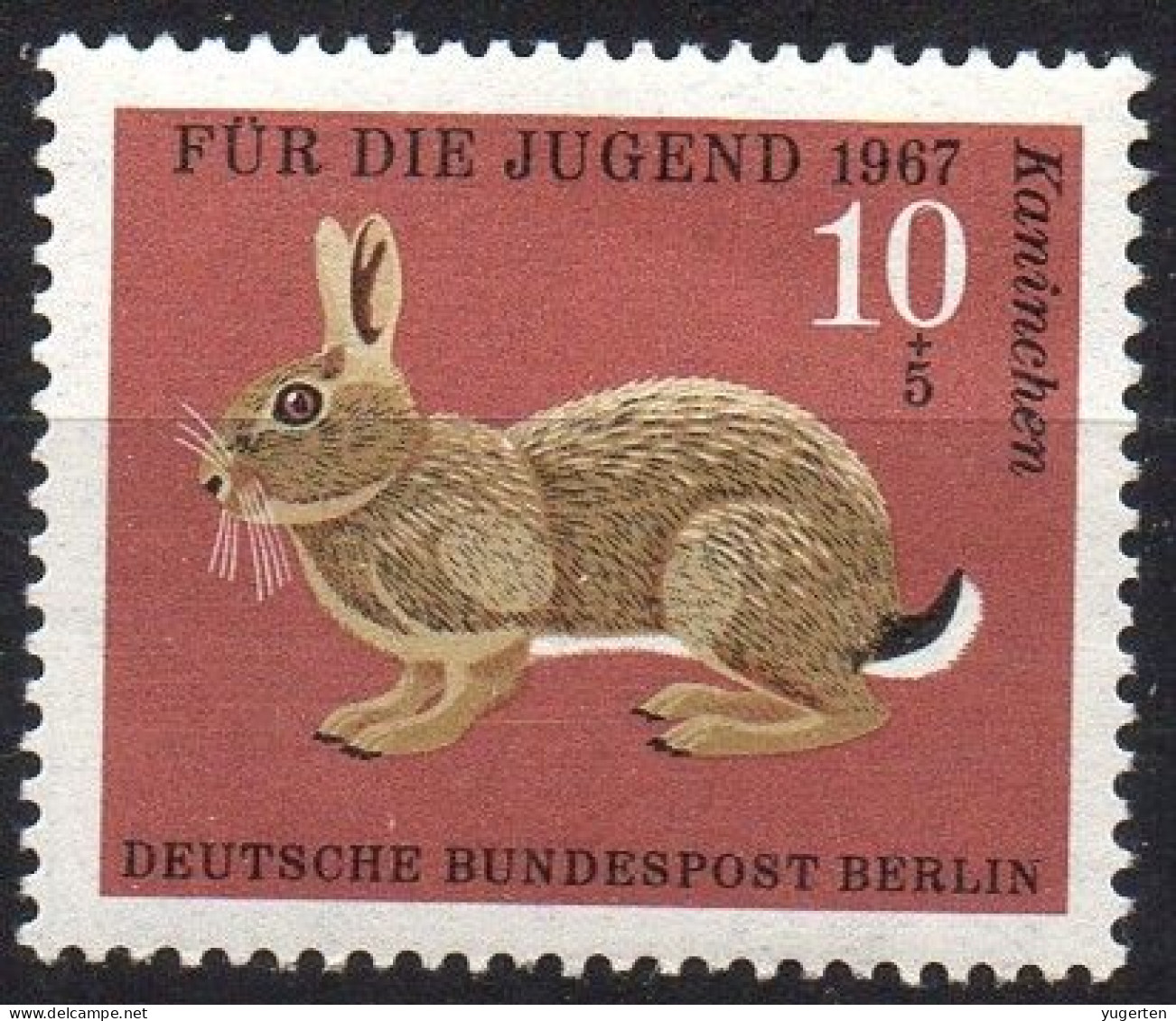 GERMANY 1967 - 1v - MNH - Lapin Rabbit Kaninchen Conejo Coniglio Lapins Rabbits Hase Conejos Conigli - Konijnen