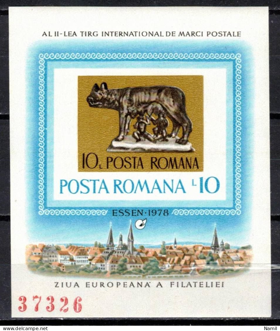 ** Roumanie 1978 Mi 3556 - Bl.155 (Yv BF 134 A), (MNH)** - Unused Stamps