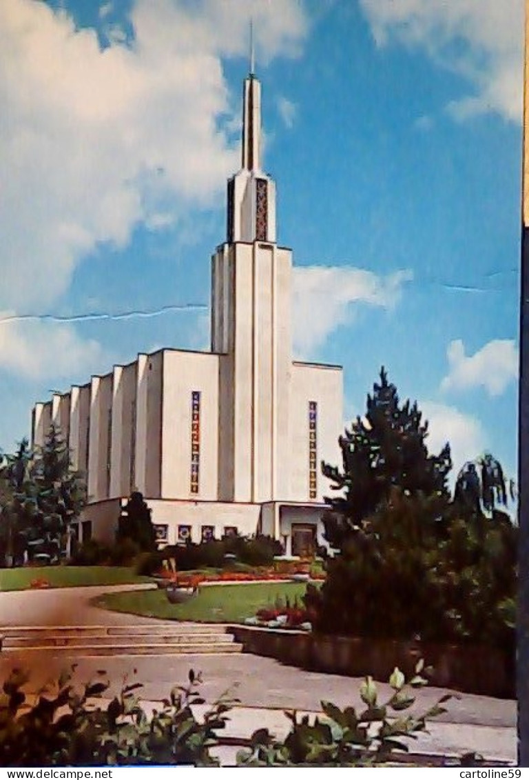 SUISSE  ZOLLIKOFEN - Der Erste Europäische Tempel Der Kirche Jesu Christi Der Hellingen Der Letzten Tage V1980 JV5963 - Zollikofen