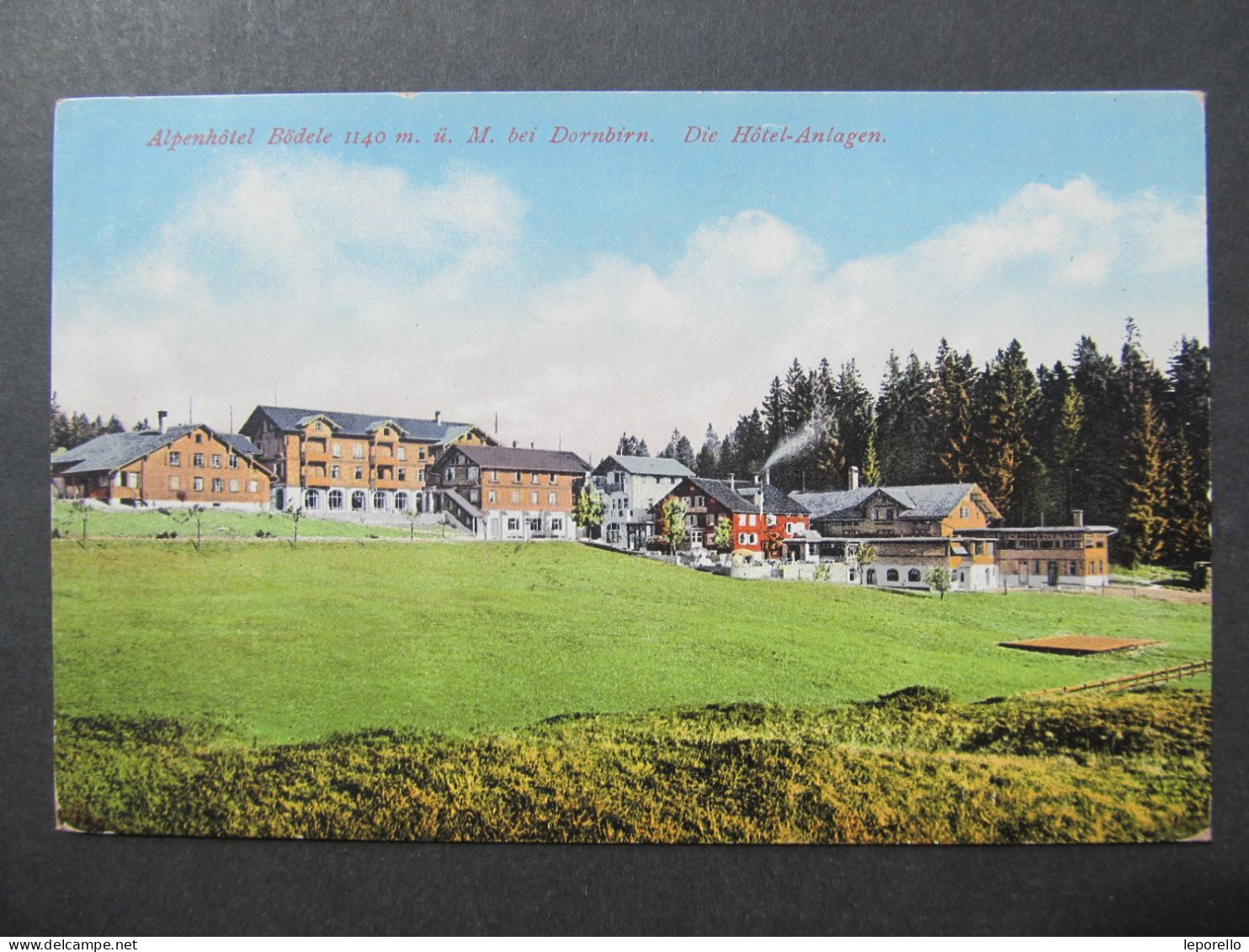 AK BÖDELE Bei DORNBIRN Hotel Ca. 1915 /// D*59261 - Dornbirn