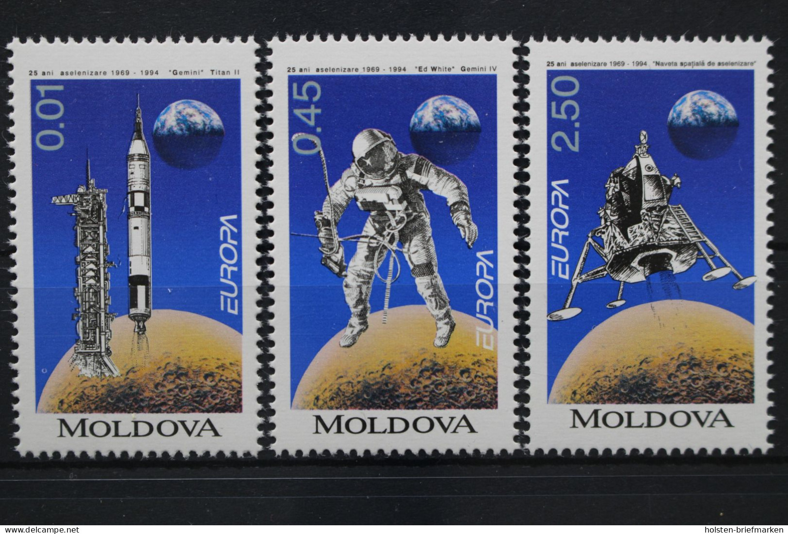 Moldawien, MiNr. 106-108, Postfrisch - Moldova
