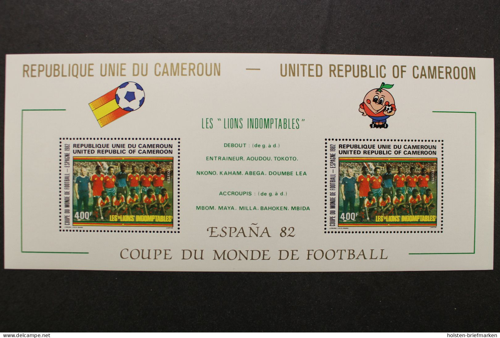 Kamerun, MiNr. Block 20, Postfrisch - Camerún (1960-...)
