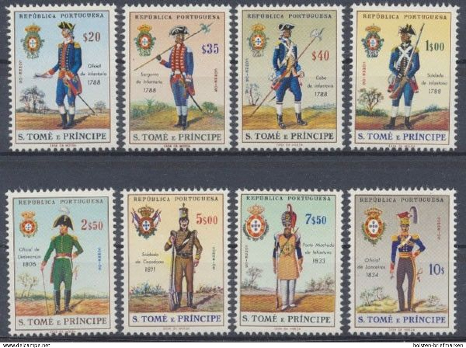 Sao Tome + Principe, MiNr. 395-402, Postfrisch - São Tomé Und Príncipe