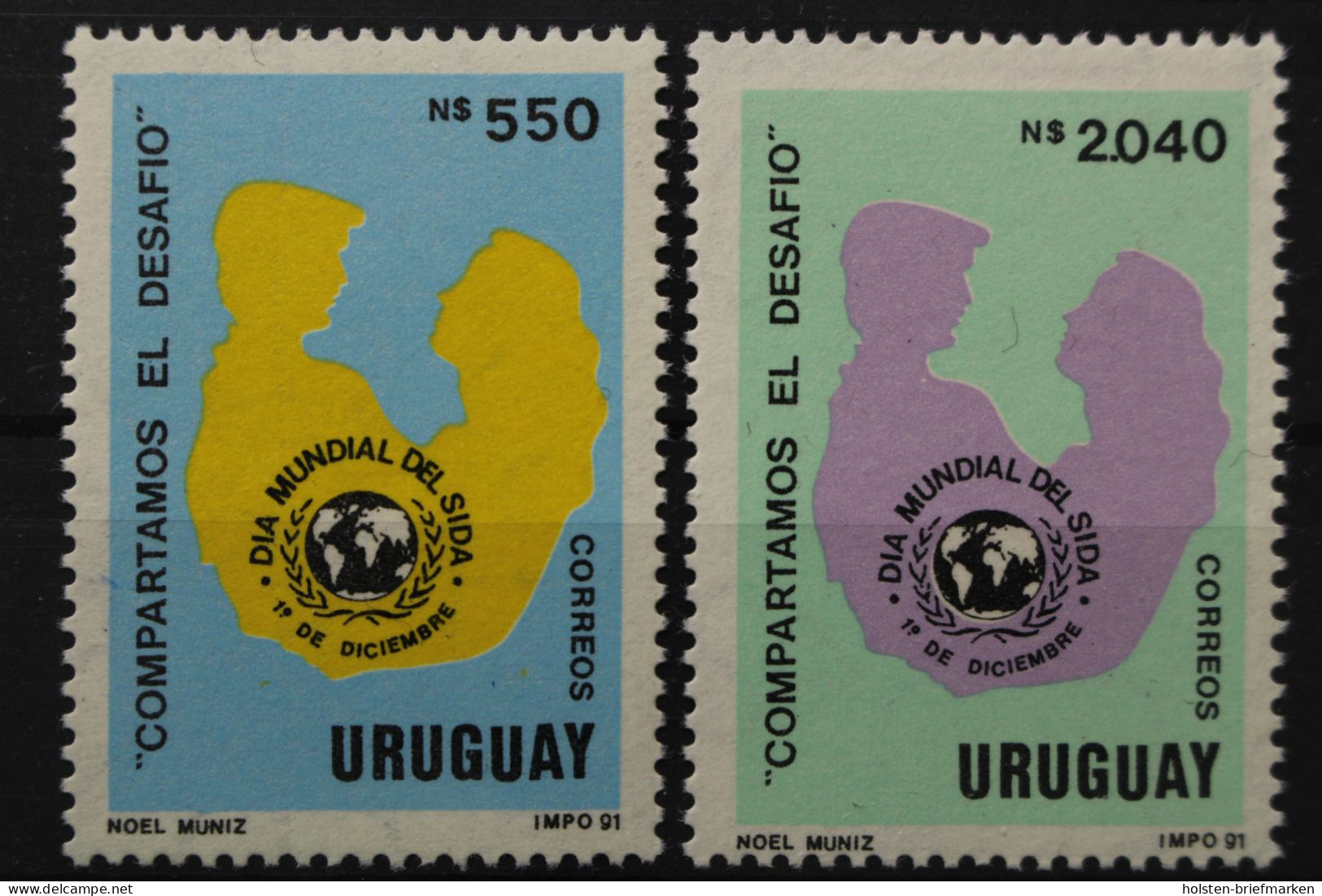 Uruguay, MiNr. 1934-1935, Postfrisch - Uruguay