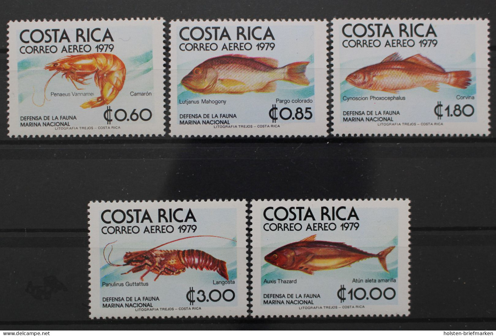 Costa Rica, MiNr. 1024-1028, Postfrisch - Costa Rica