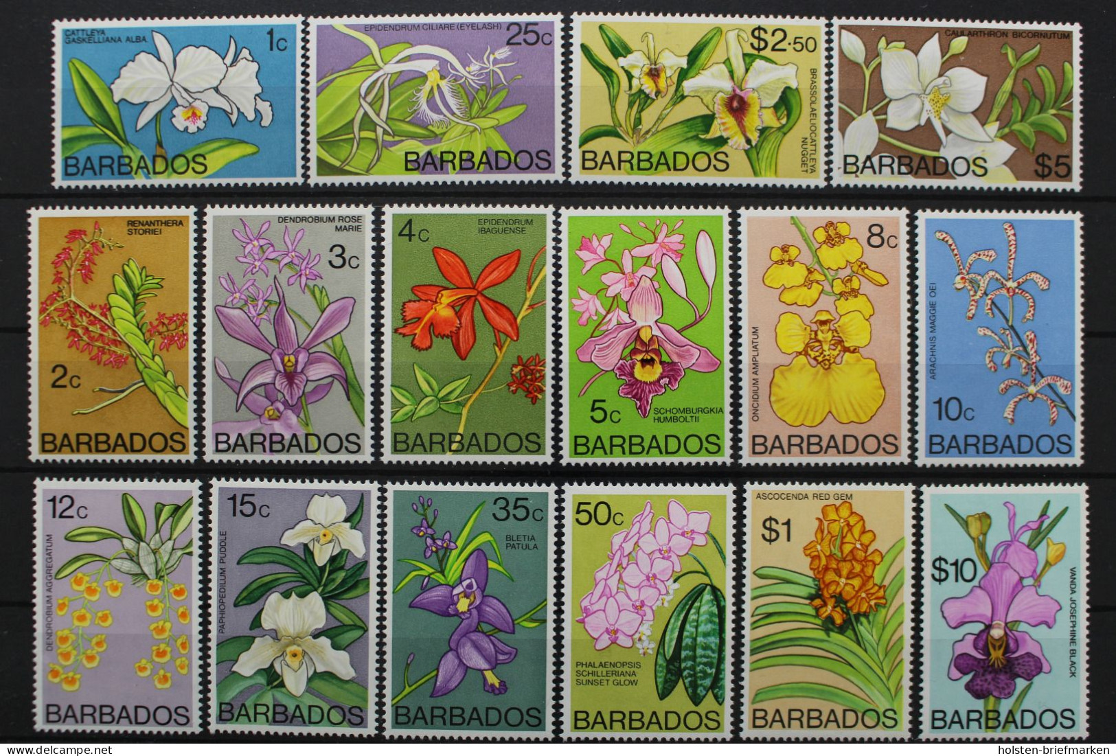 Barbados, MiNr. 365-380, Postfrisch - Barbades (1966-...)