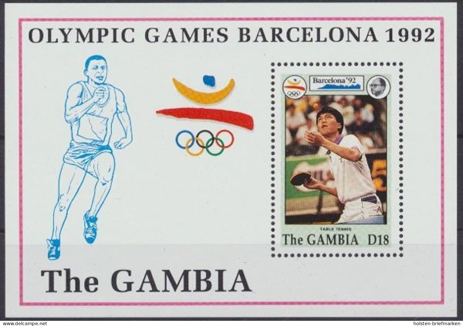 Gambia, MiNr. Block 161, Postfrisch - Gambie (1965-...)