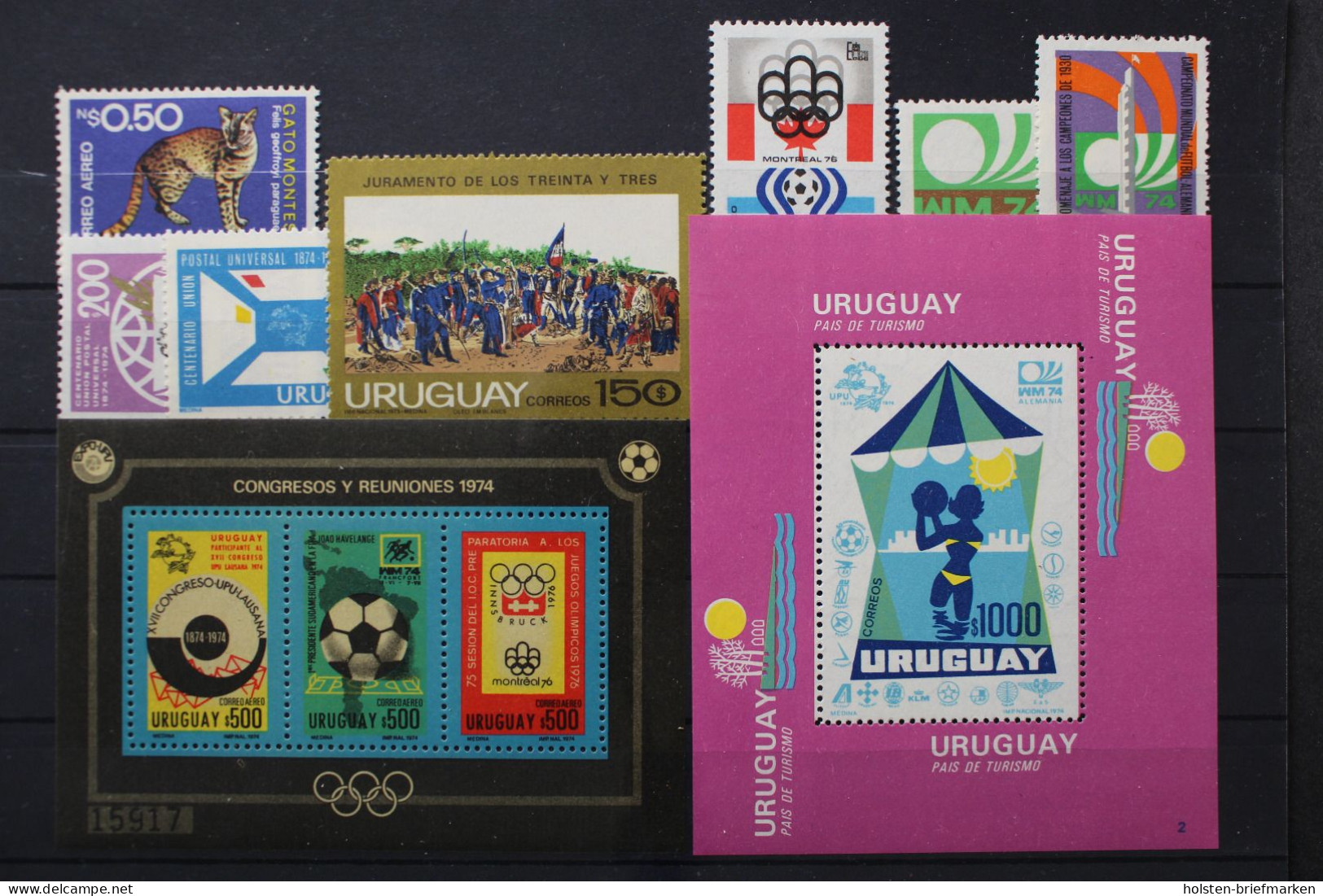 Uruguay, Postfrische Marken Mit Block 20 + 21 - Uruguay