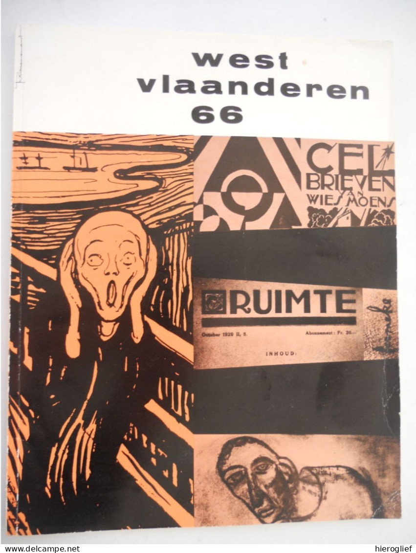 EXPRESSIONISME - Themanummer 66 Tijdschrift WEST-VLAANDEREN 1962 Literair Artistiek Schilderkunst Sint-martens-latem - Historia