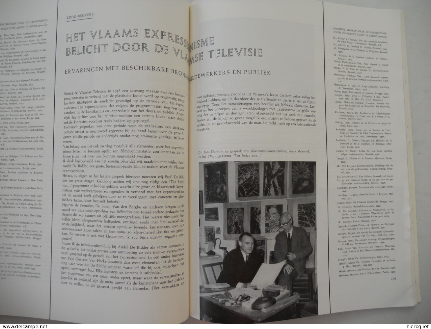 EXPRESSIONISME - Themanummer 66 Tijdschrift WEST-VLAANDEREN 1962 Literair Artistiek Schilderkunst Sint-martens-latem - Storia