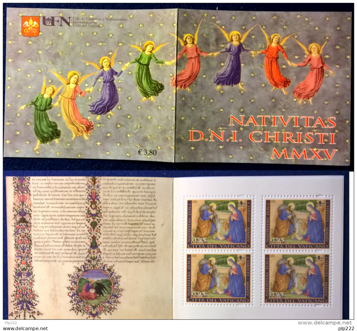 Vaticano 2015 Libretto Sass.Lib.23 **/MNH VF - Blokken & Velletjes