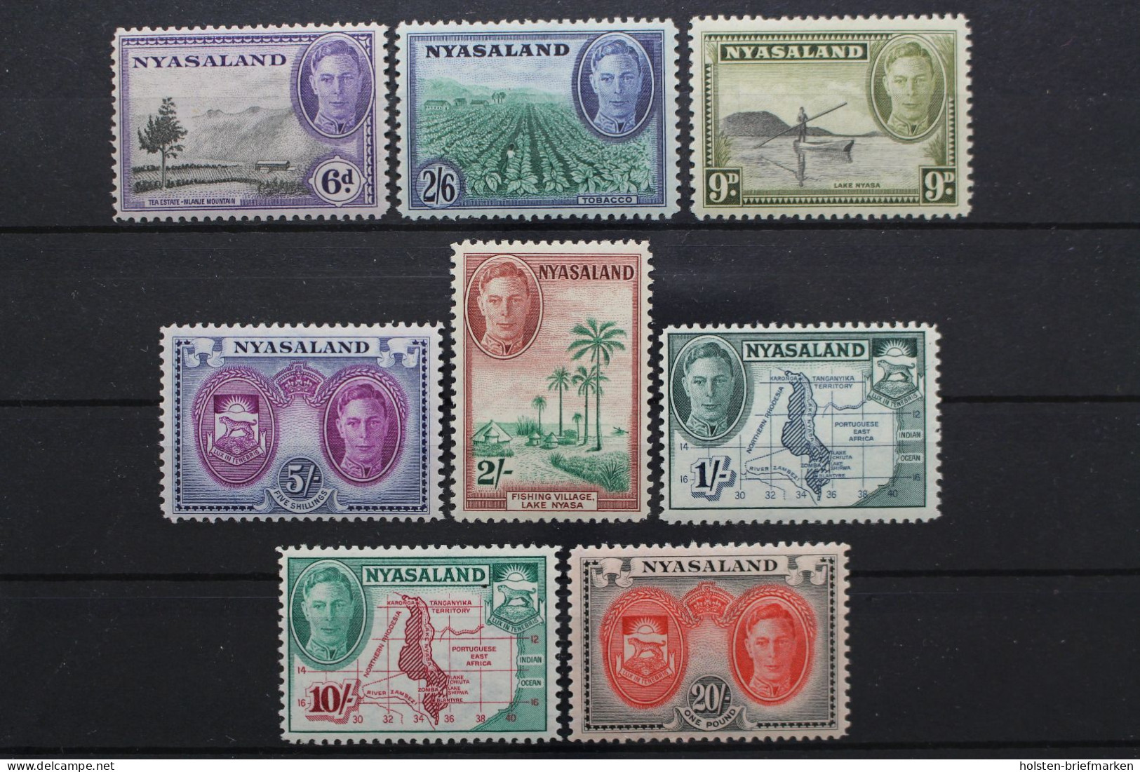 Malawi-Nyassaland, MiNr. 106-113 (6 P - 20 Sh), Postfrisch - Malawi (1964-...)