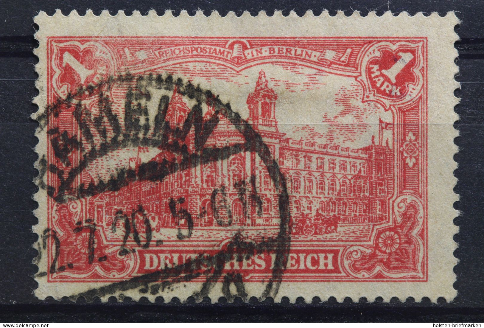 Deutsches Reich, MiNr. A113 PLF IV, Gestempelt, BPP Signatur - Abarten & Kuriositäten