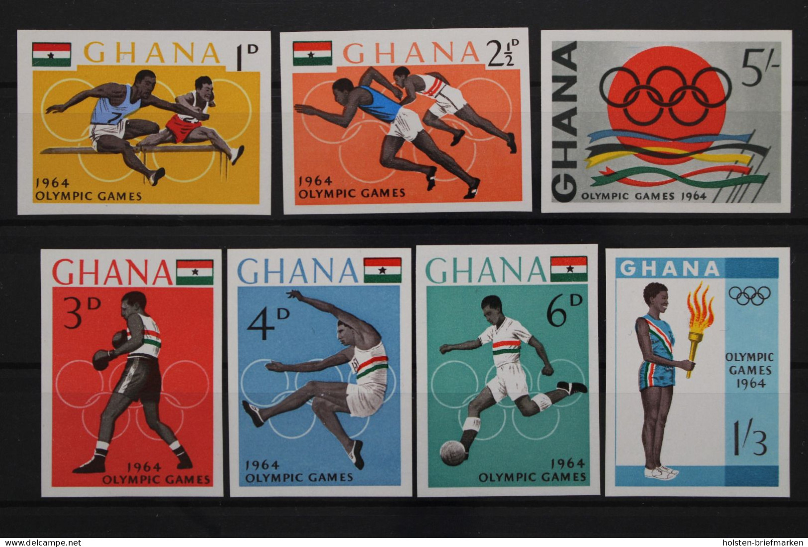 Ghana, MiNr. 188-197 B, Postfrisch - Ghana (1957-...)