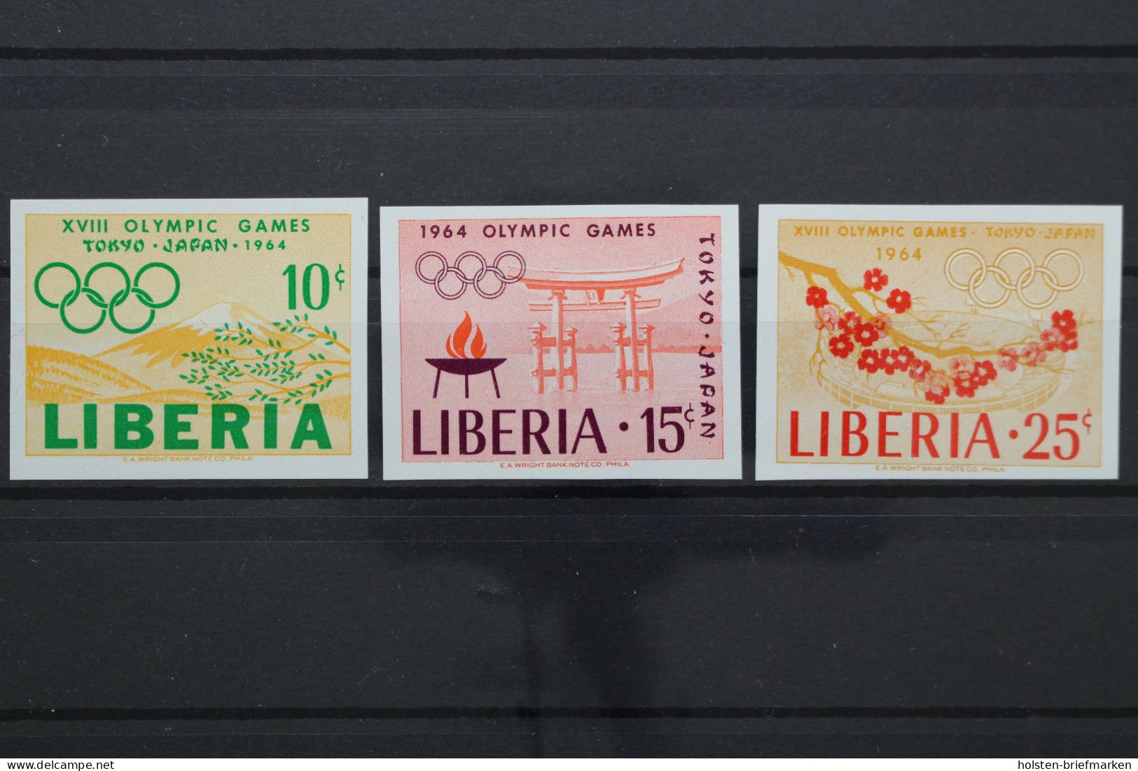 Liberia, MiNr. 623-625 B, Postfrisch - Liberia