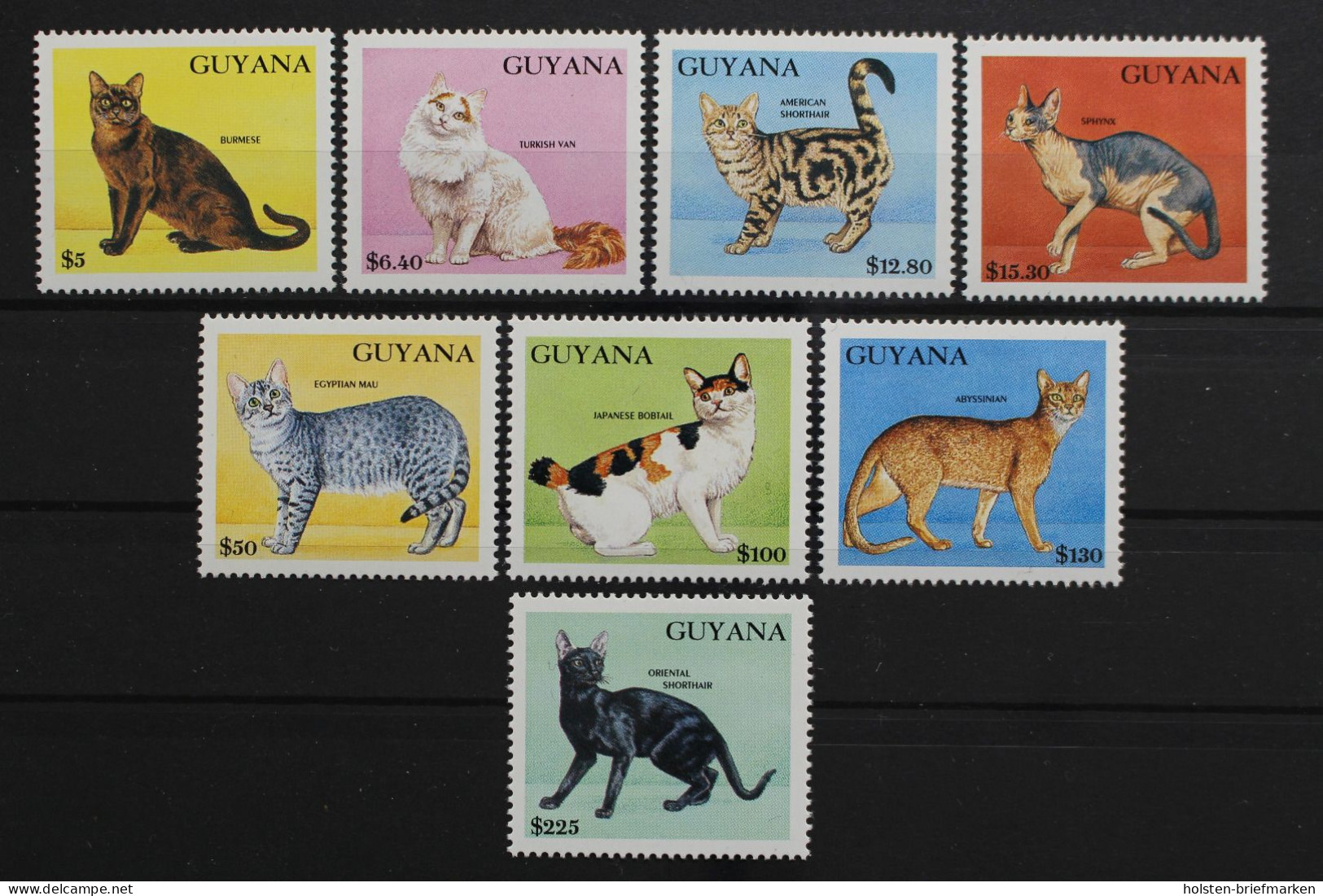 Guyana, MiNr. 3835-3842, Postfrisch - Guyane (1966-...)