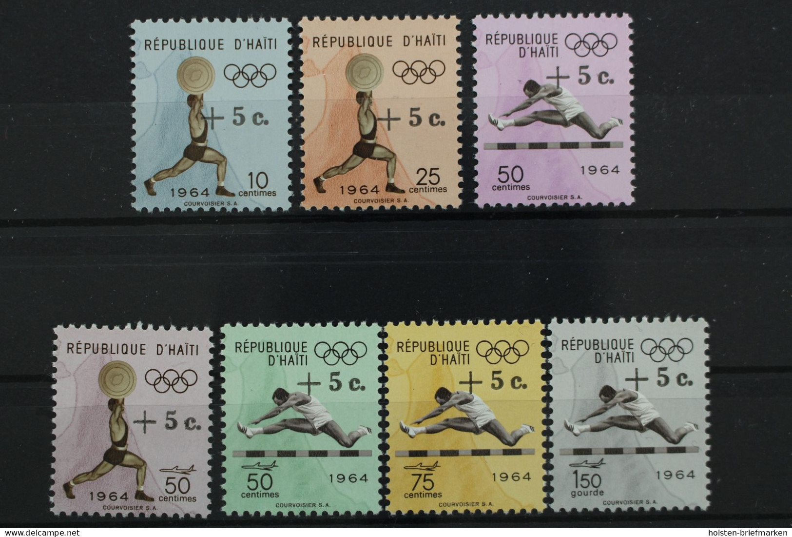 Haiti, MiNr. 805-811 A I, Postfrisch - Haití