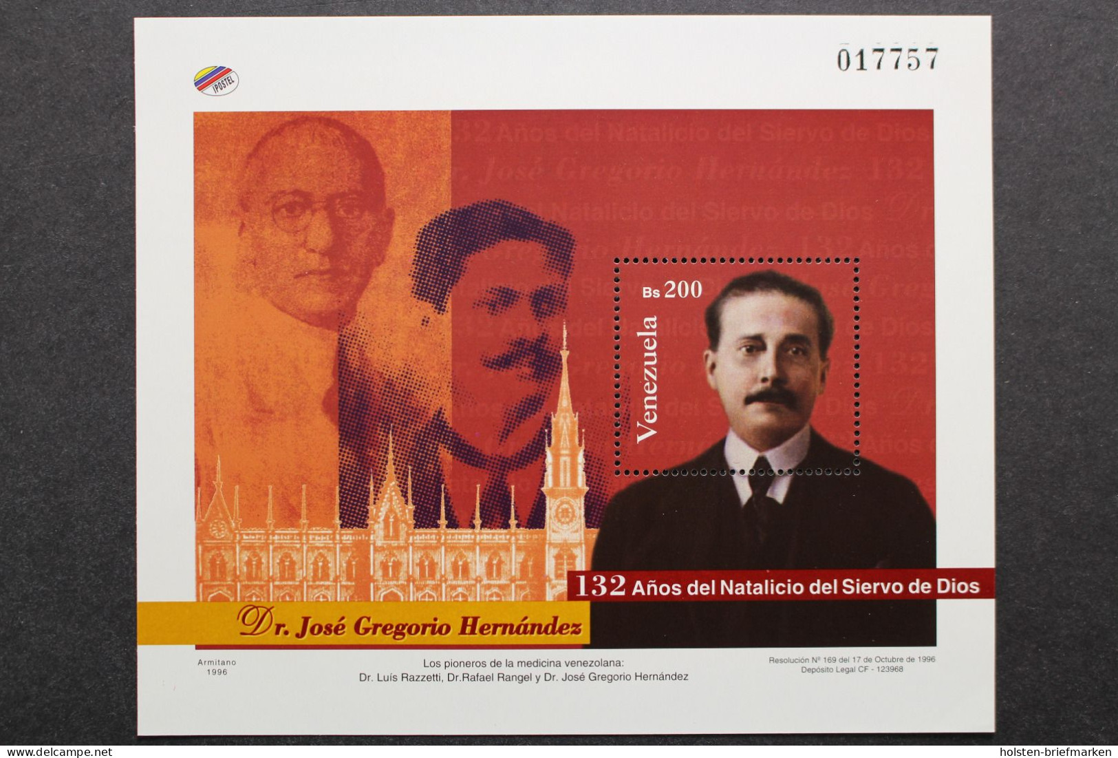 Venezuela, MiNr. Block 52, Postfrisch - Venezuela