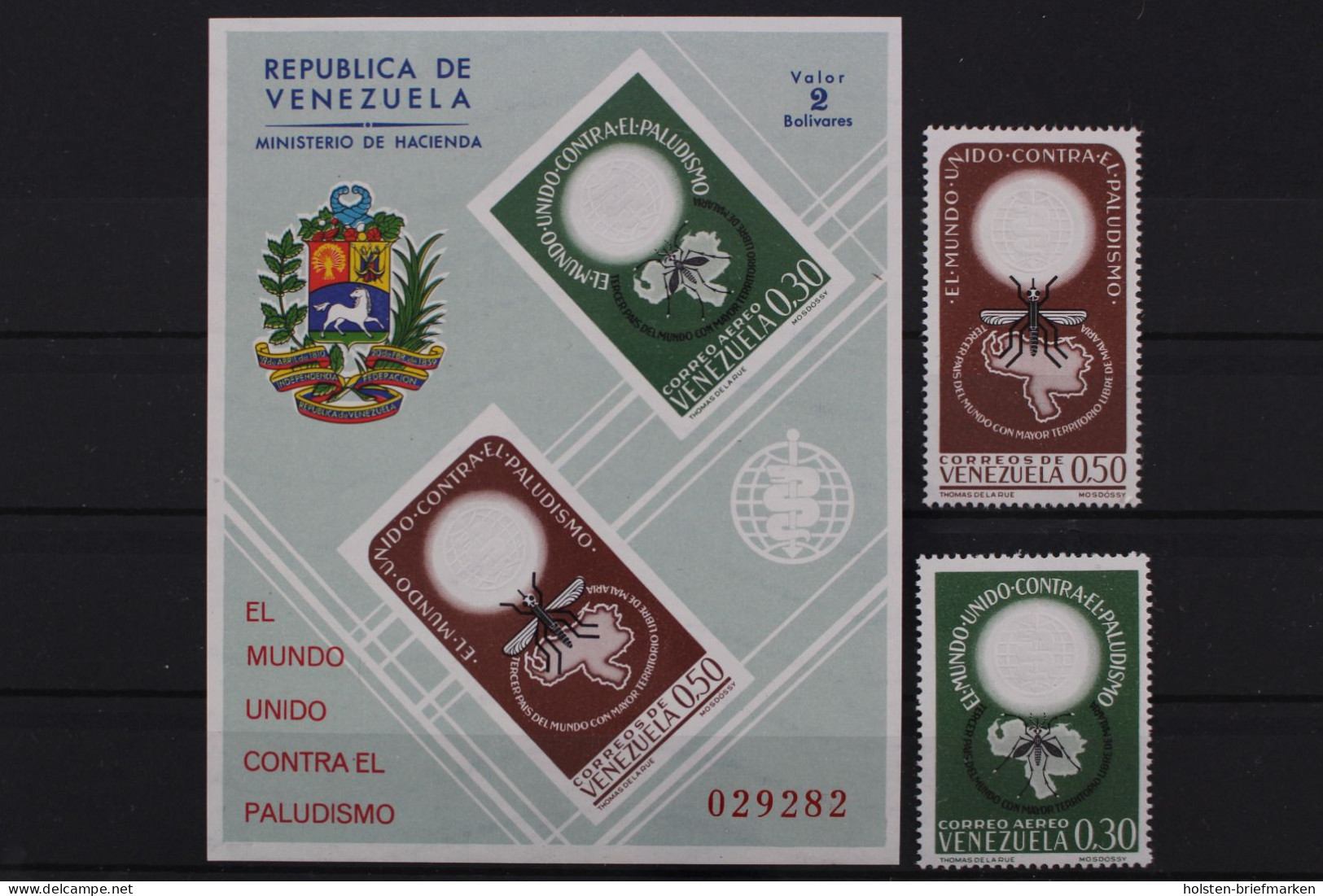 Venezuela, MiNr. 1479-1480, Block 10, Postfrisch - Venezuela