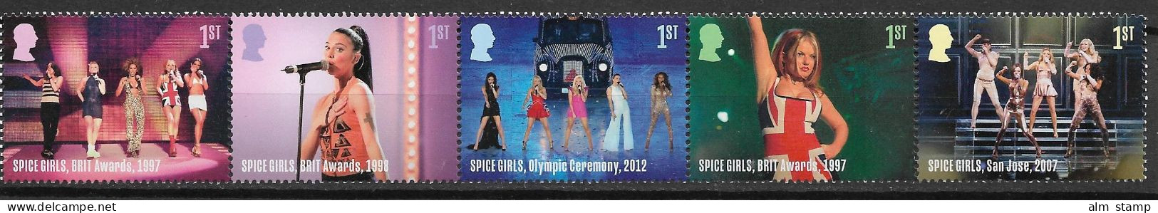 2024 Großbritannien Mi. **MNH   Spice Girls - Unused Stamps