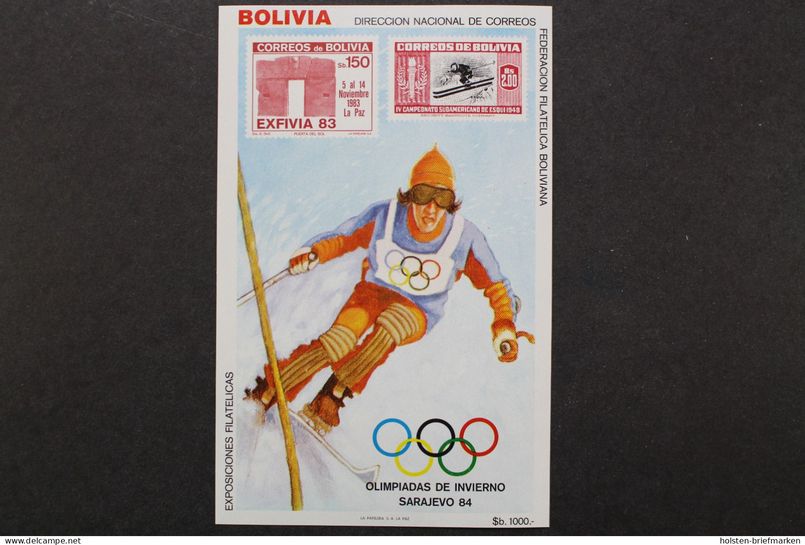 Bolivien, MiNr. Block 136, Postfrisch - Bolivia