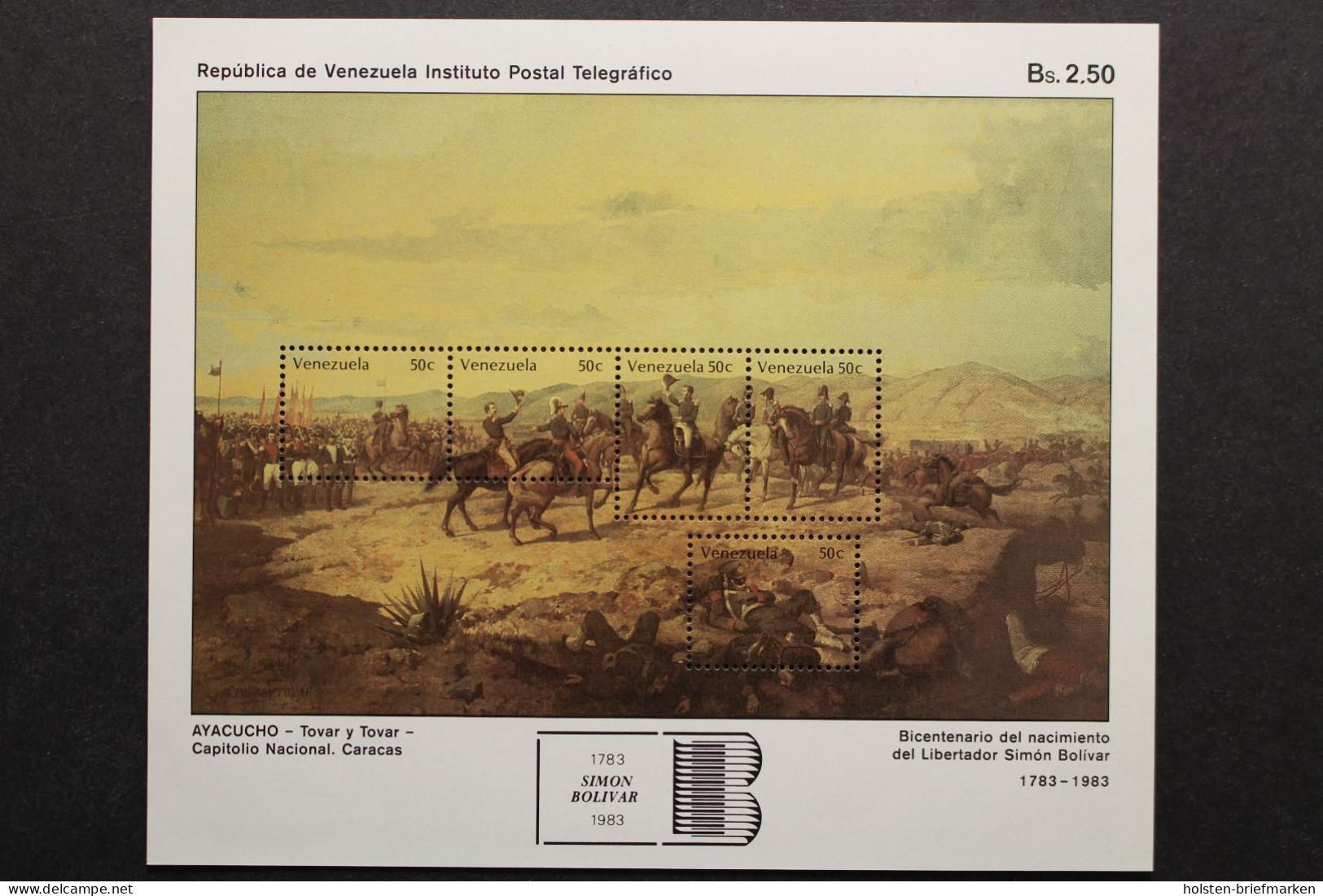 Venezuela, MiNr. Block 30, Postfrisch - Venezuela