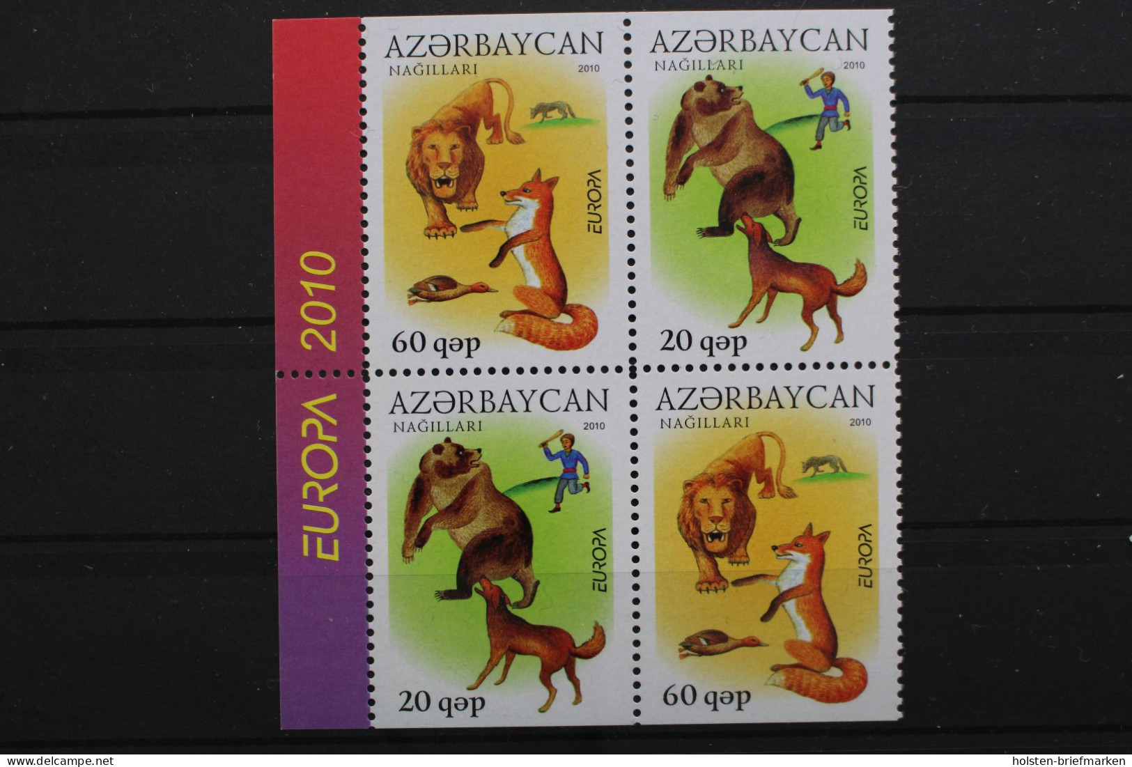 Aserbaidschan, MiNr. 791-792 D Viererblock, Postfrisch - Azerbaïjan