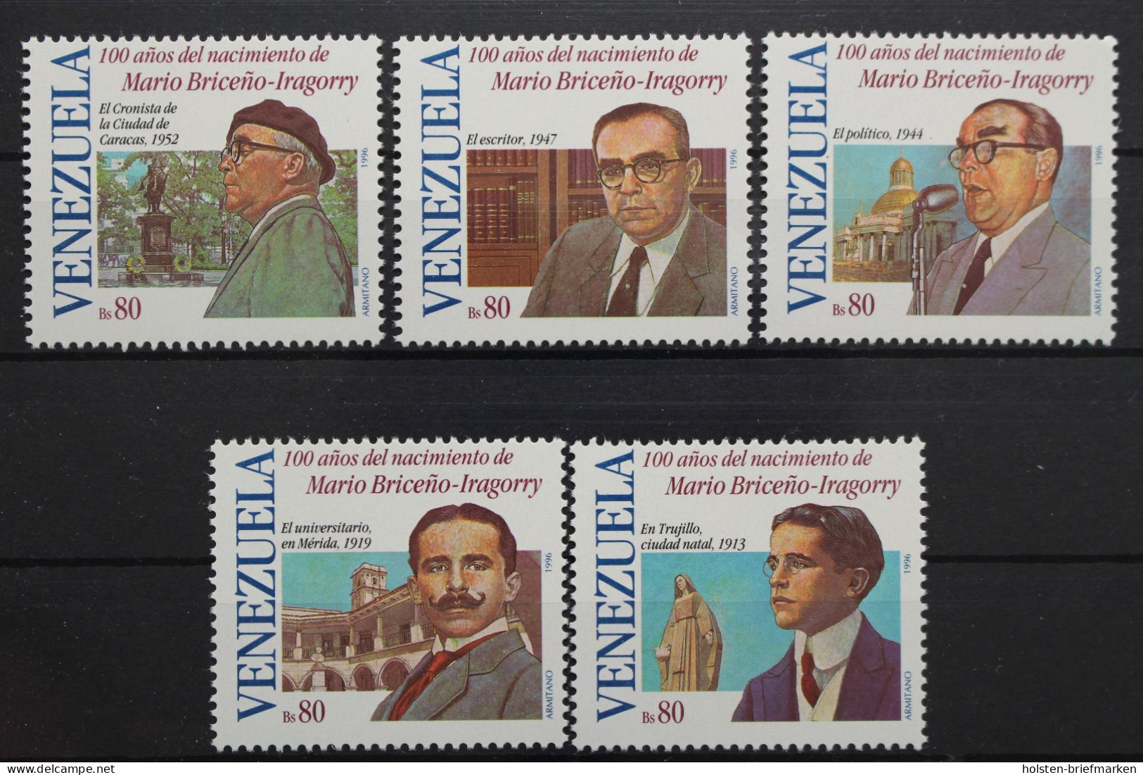 Venezuela, MiNr. 3010-3014, Postfrisch - Venezuela