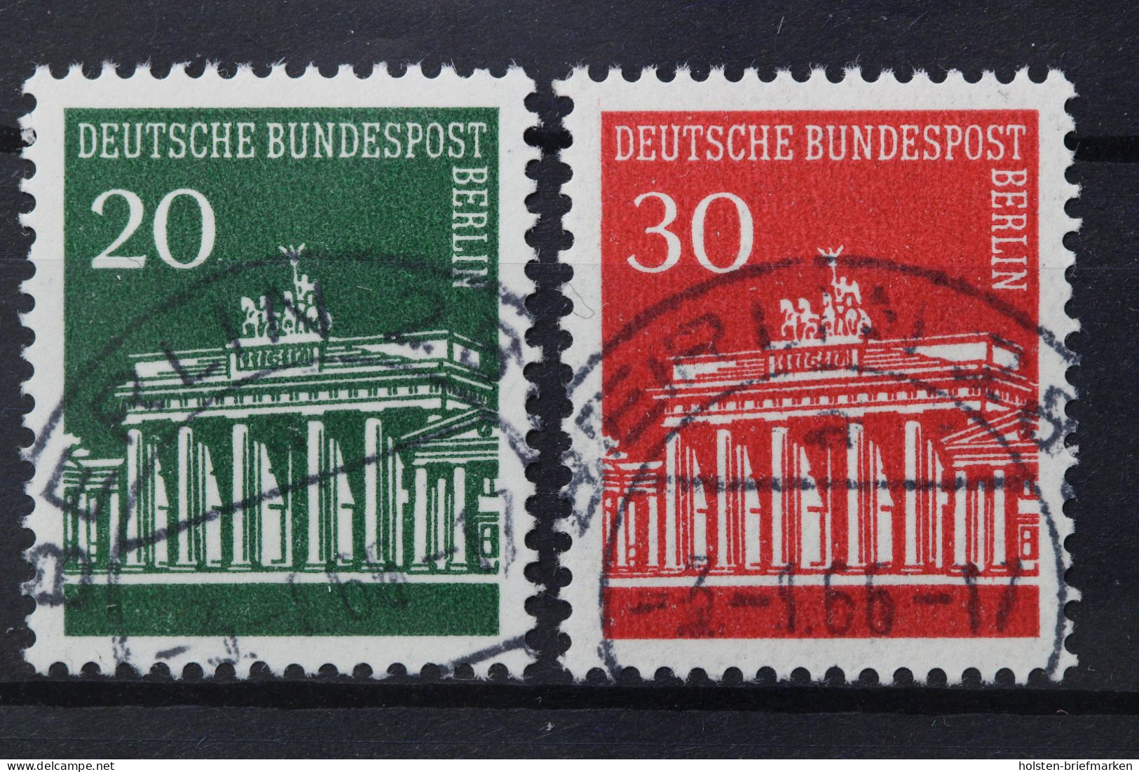 Berlin, MiNr. 287 R + 288 R, Gestempelt - Rollenmarken