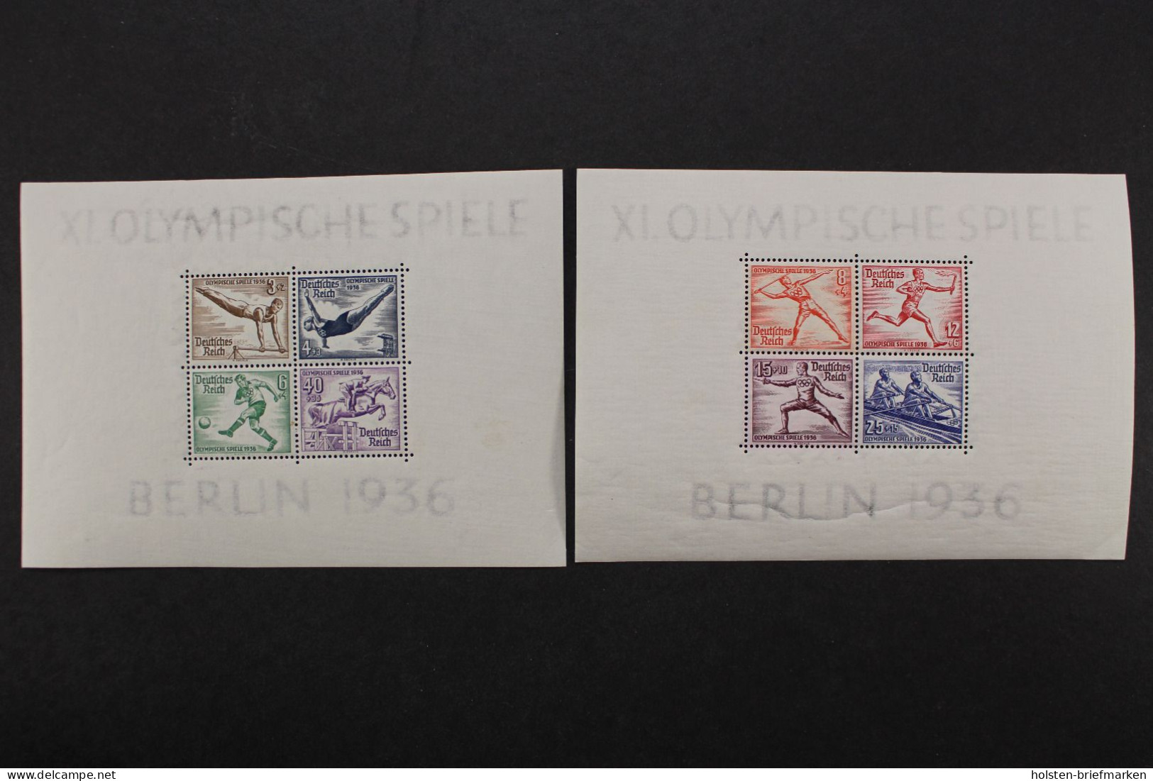 Deutsches Reich, MiNr. Block 5 + 6, Falz - Blocks & Sheetlets