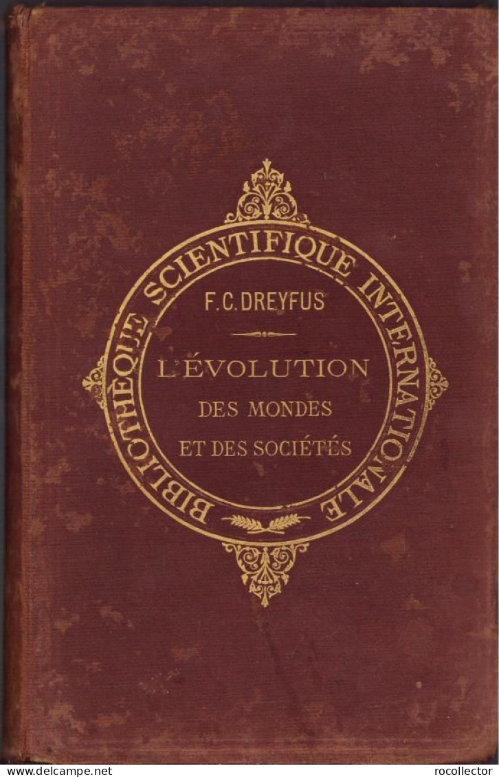 L’evolution Des Mondes Et Des Societes Par F Camille Dreyfus, 1888, Paris C1721 - Livres Anciens