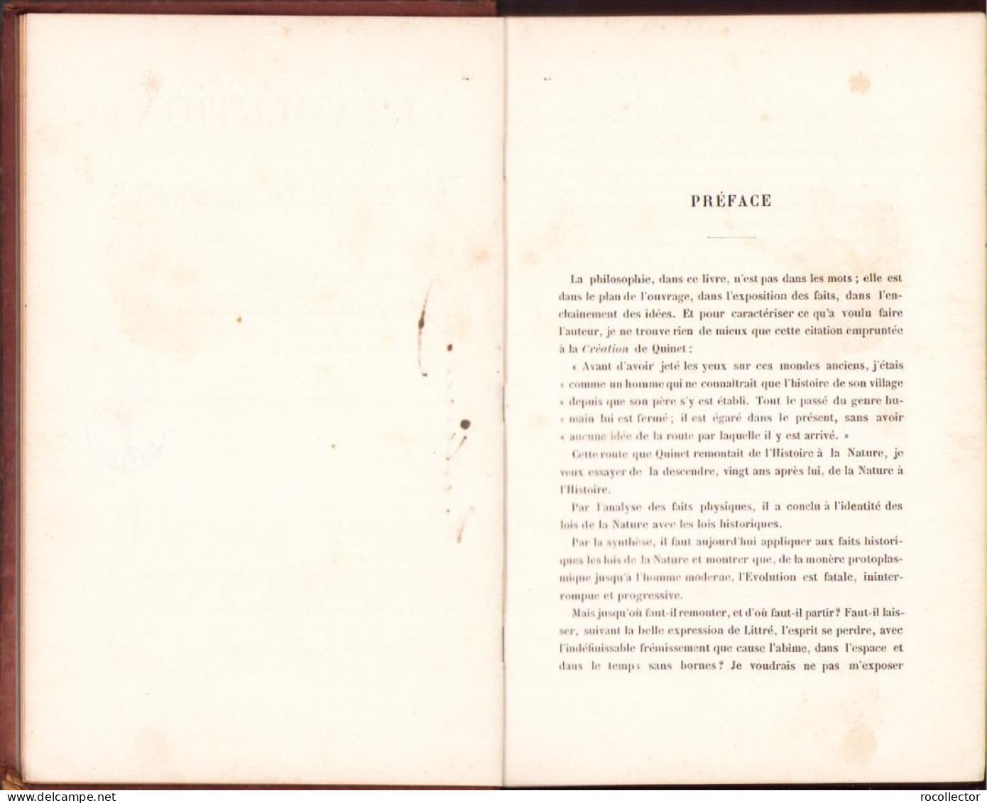 L’evolution Des Mondes Et Des Societes Par F Camille Dreyfus, 1888, Paris C1721 - Old Books