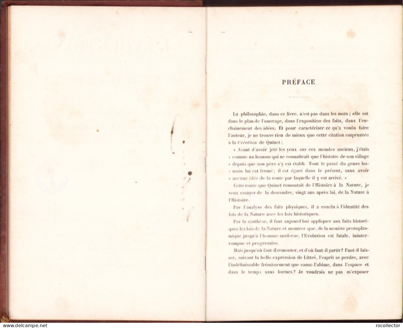 L’evolution Des Mondes Et Des Societes Par F Camille Dreyfus, 1888, Paris C1721 - Livres Anciens