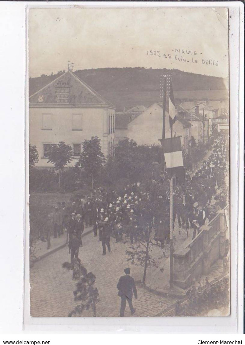 MAULE: 1905, Un Défilé - état - Maule