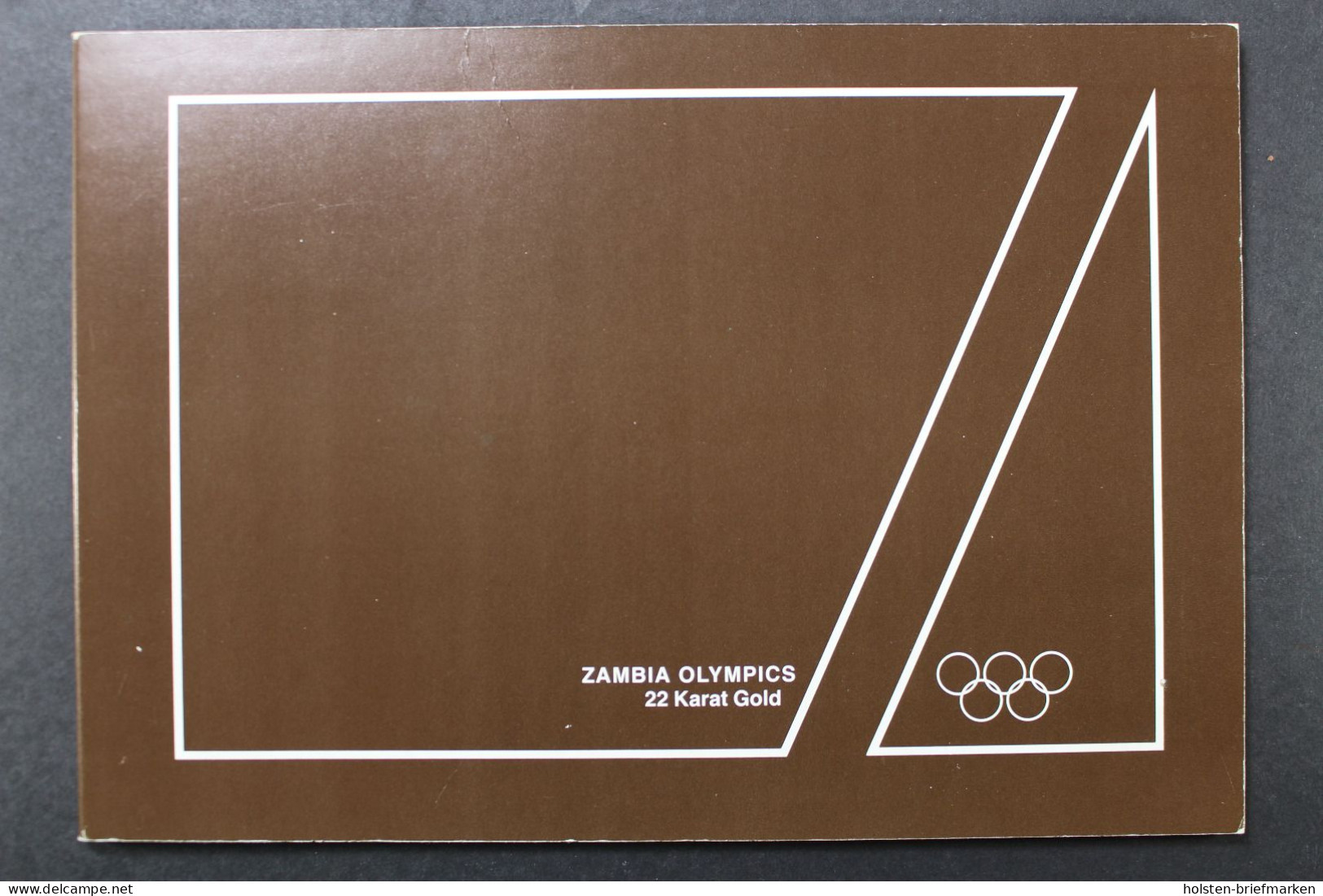 Sambia, Olympische Spiele 1984, 5 X 90 N In Einer Klappkarte - Autres - Afrique