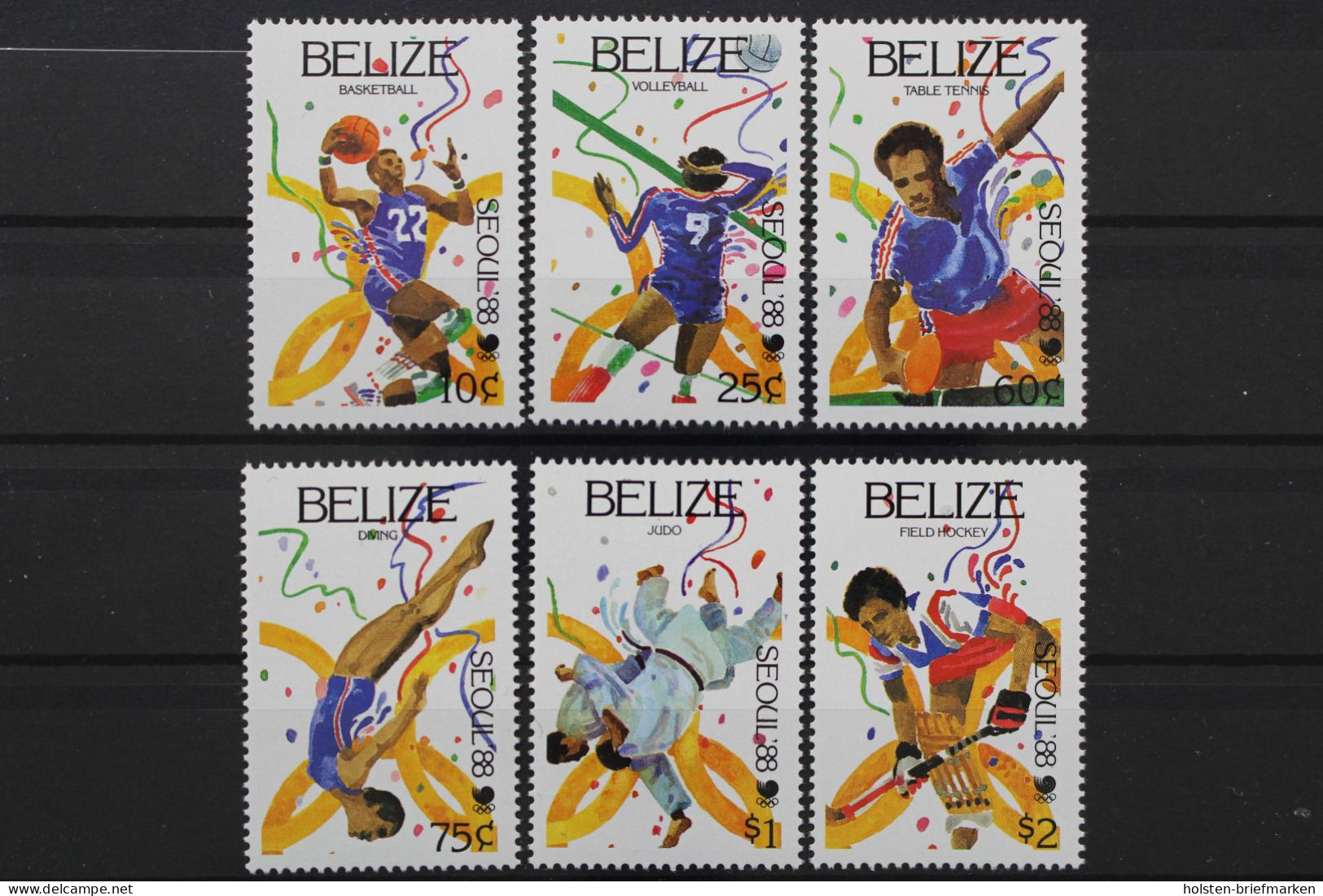 Belize, MiNr. 1003-1008, Postfrisch - Belice (1973-...)