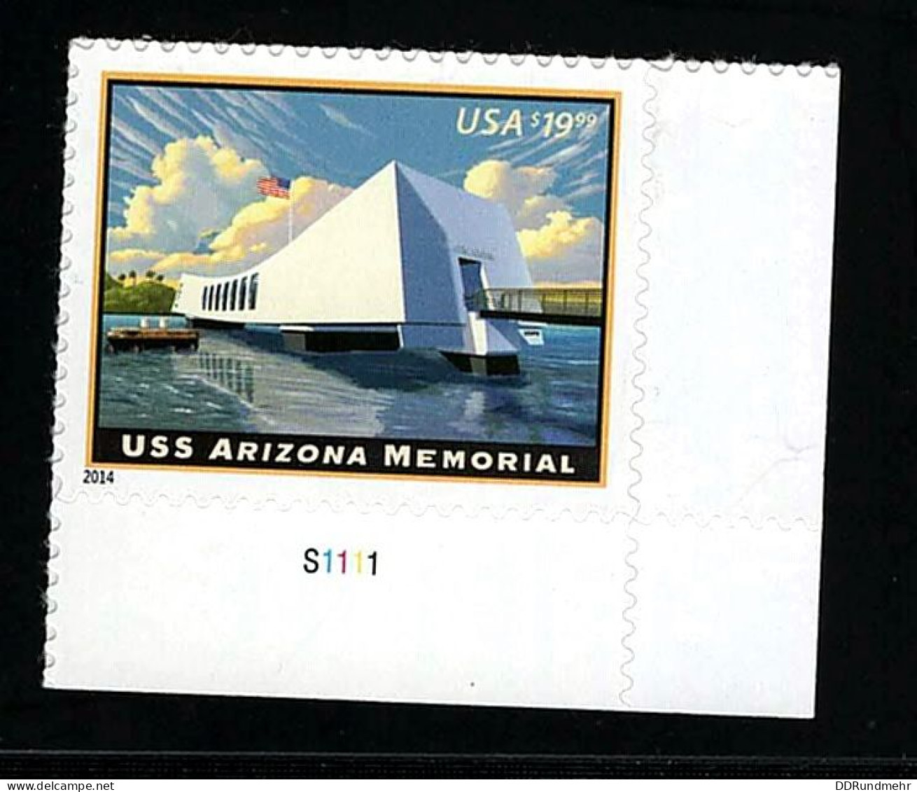 2014 USS Arizona Memorial Michel US 5065BA Stamp Number US 4873 Yvert Et Tellier US 4691 Stanley Gibbons US 5494 Xx MNH - Nuovi