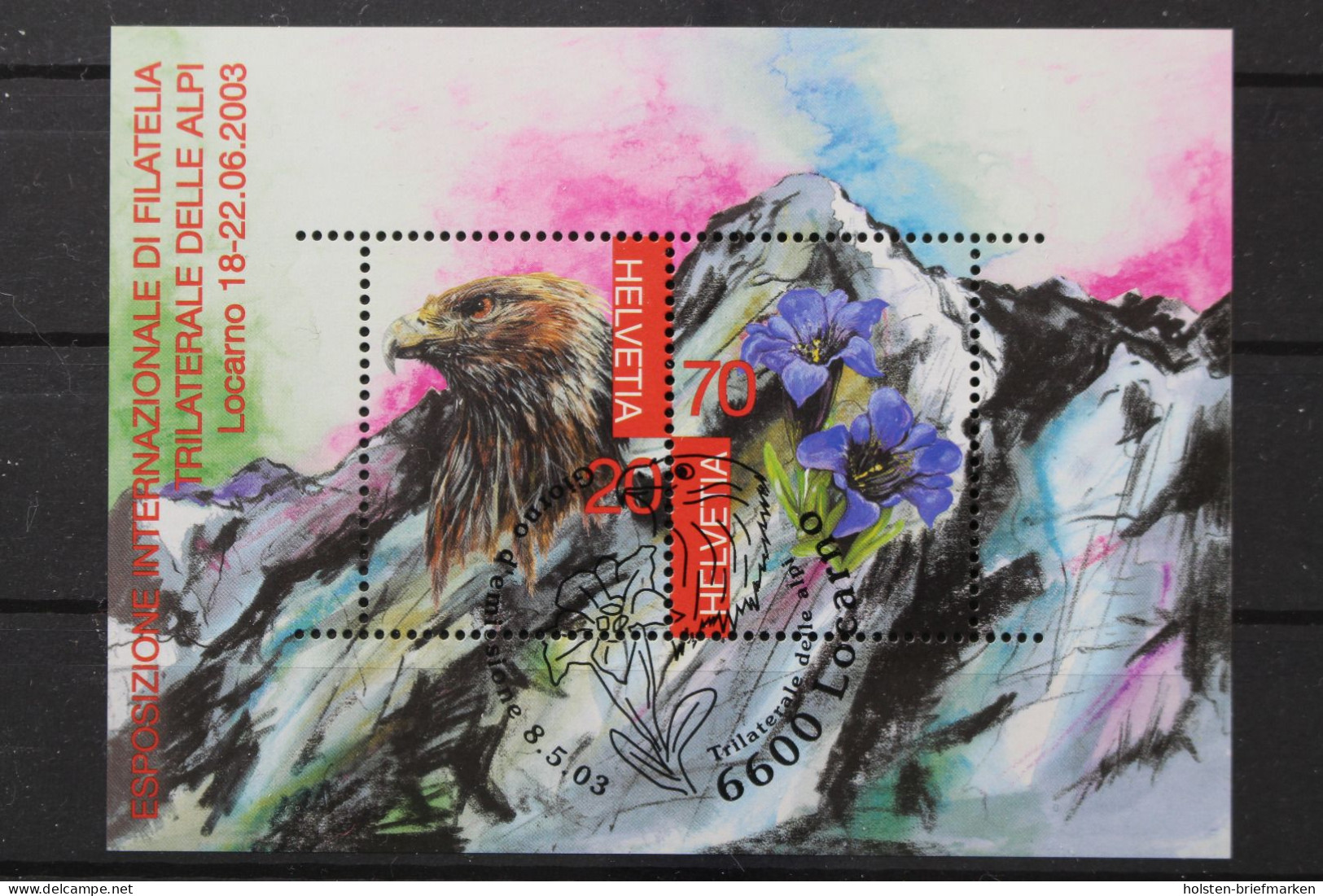 Schweiz, MiNr. Block 33, ESST - Unused Stamps
