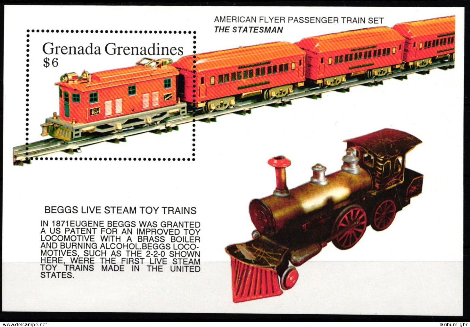 Grenada Grenadinen Block 248 Postfrisch Eisenbahn #KX913 - St.Vincent & Grenadines