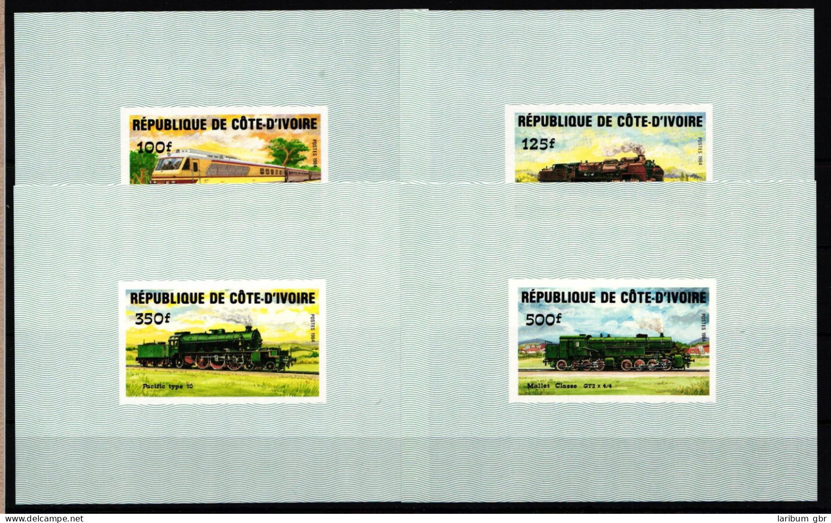 Elfenbeinküste 826 B-829 B Postfrisch Als Blockausgabe #KX964 - Côte D'Ivoire (1960-...)