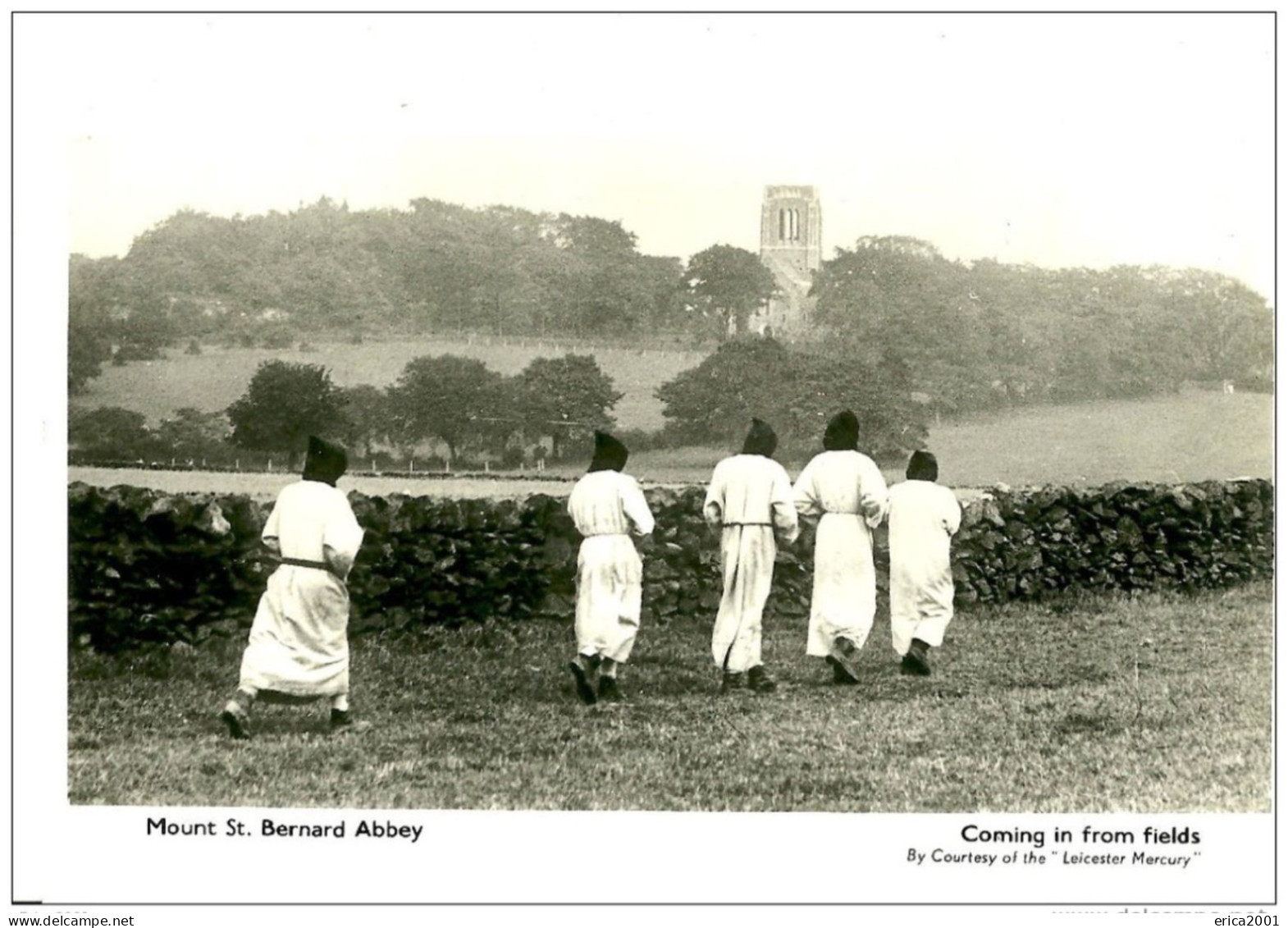 Autres & Non Classés. Charnwood Forest  ,  Mount St Bernard Abbaey,coming In From Fields. - Sonstige & Ohne Zuordnung